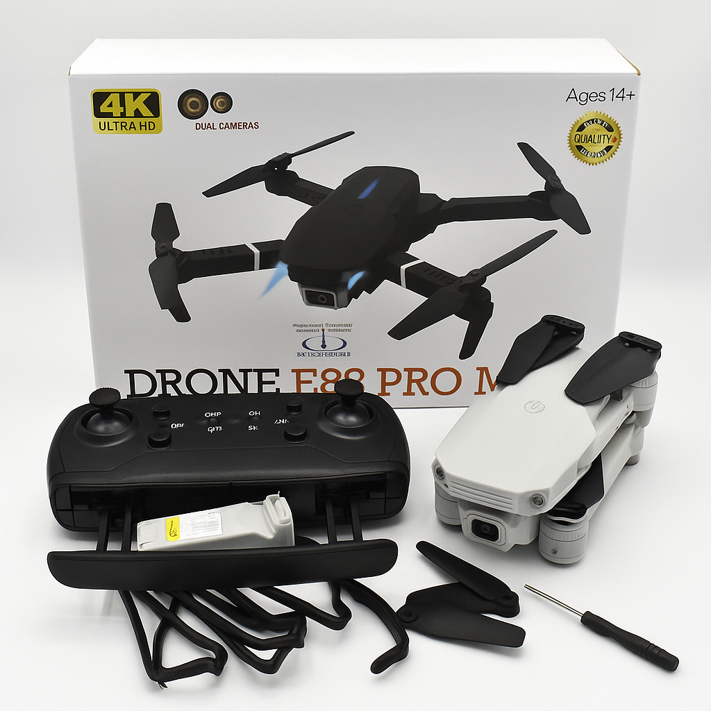 DRONE AVENTURERO E88 (FLYZER) ® ENVÍO GRATIS